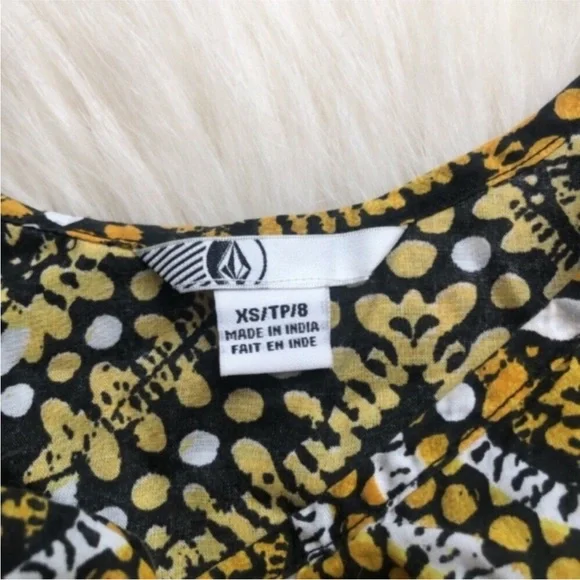 Volcom Eden Layered Cami Crop Top - Picture 3 of 5